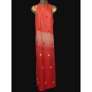 VINTAGE 60s Lucky Origami Cranes Sarong Three-way Dress by Malihini Hawaii